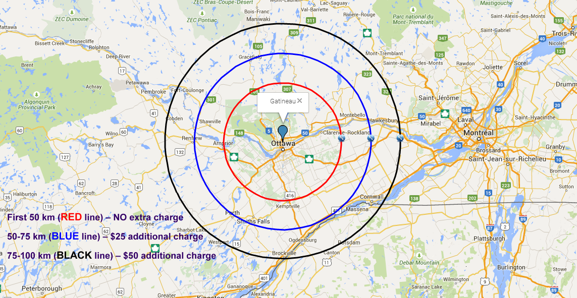 Service Area Map